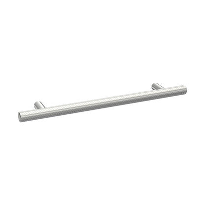 Hudson Reed Handles Knurled Bar Handle 160mm Contemp Chrome Brass 220x12x32mm - JJ Building Materials