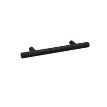 Hudson Reed Handles Knurled Bar Handle 96mm Contemp Black Brass 156x12x32mm - JJ Building Materials