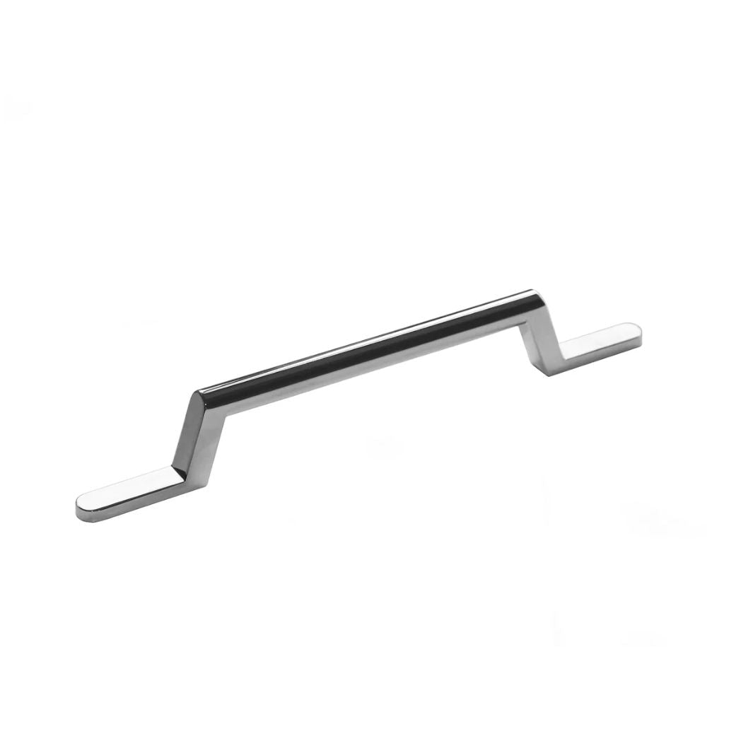 Hudson Reed Handles Round Strap Chrome Handle Trad Brass 10x202x30mm - JJ Building Materials
