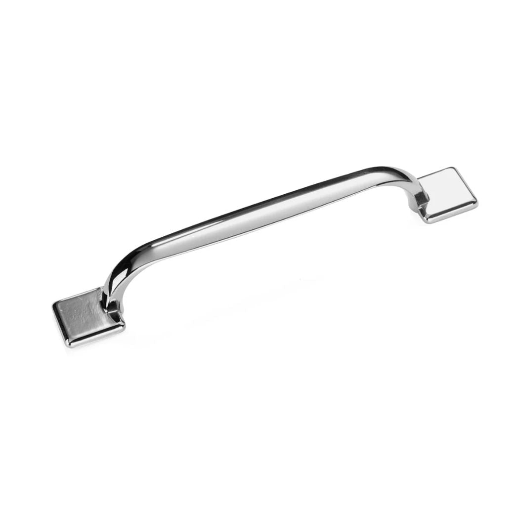 Hudson Reed Handles Square Strap Chrome Handle Trad Brass 24x172x28mm - JJ Building Materials