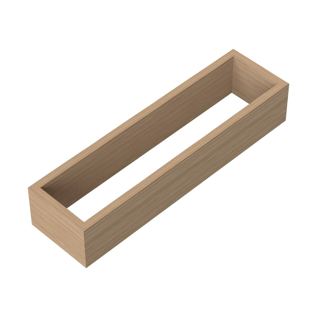Hudson Reed Handles Straight Bamboo Drawer Organiser Contemp Light Fawn Wood 50x274x75mm - JJ Building Materials
