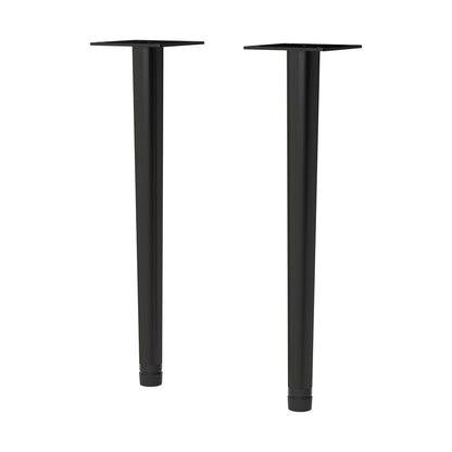 Hudson Reed Handles Wall Hung Vanity Decorative Leg Set Contemp Black Stainless Steel 260x70x70mm - JJ Building Materials