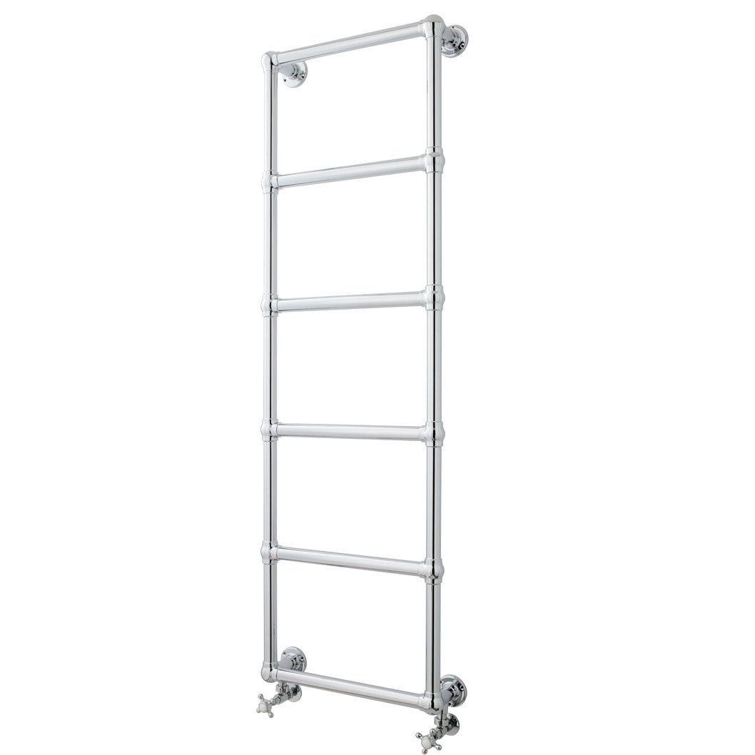 Hudson Reed Heated Towels Rails Countess Trad Chrome Steel 1548x598x110mm - JJ Building Materials