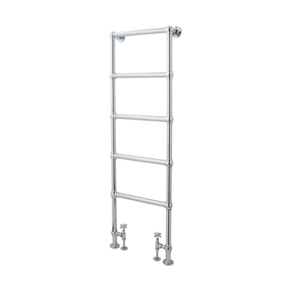 Hudson Reed Heated Towels Rails Countess Trad Chrome Steel 1549x598x130mm - JJ Building Materials