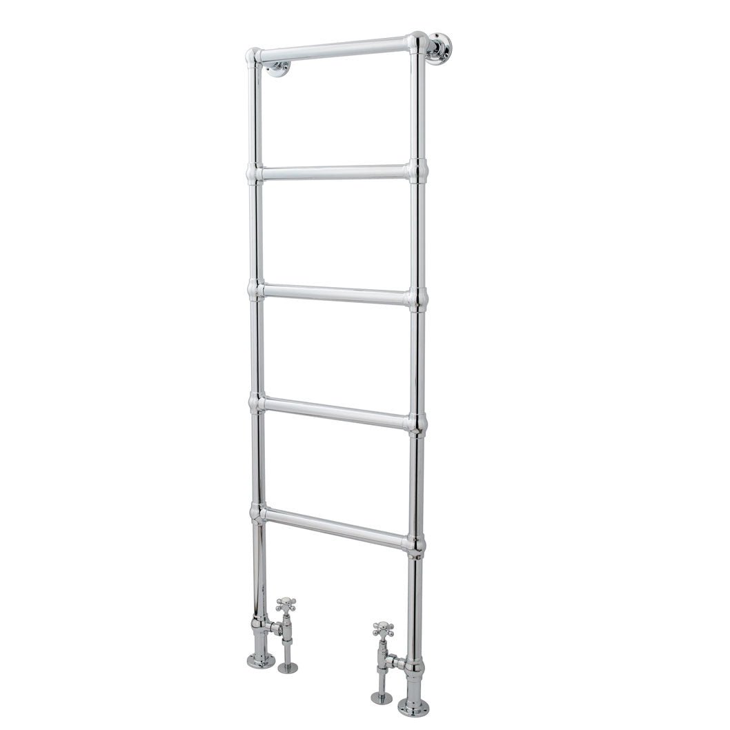 Hudson Reed Heated Towels Rails Countess Trad Chrome Steel 1549x598x130mm - JJ Building Materials