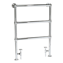 Hudson Reed Heated Towels Rails Countess Trad Chrome Steel 966x676x165mm - JJ Building Materials