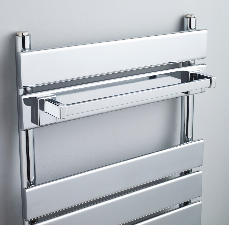 Hudson Reed Heating Extras Magnetic Towel Rail Contemp Chrome Stainless Steel 60x450x70mm - JJ Building Materials