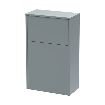 Hudson Reed Juno 500mm Wc Unit Contemp Coastal Grey MFC Smooth Matt 821x502x260mm - JJ Building Materials