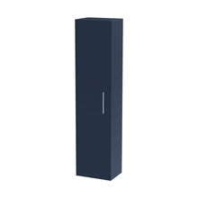 Hudson Reed Juno Wall Hung 350mm Tall Unit Contemp Indigo Blue MFC Painted Matt 1433x350x255mm - JJ Building Materials