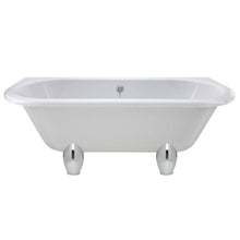 Hudson Reed Kenton Freestanding Bath - Deacon Leg Set (1700mm) Trad White Acrylic - JJ Building Materials