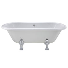 Hudson Reed Kingsbury Freestanding Bath - Pride Leg Set (1700mm) Trad White Acrylic - JJ Building Materials