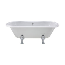 Hudson Reed Kingsbury Freestanding Bath - Pride Leg Set (1700mm) Trad White Acrylic - JJ Building Materials