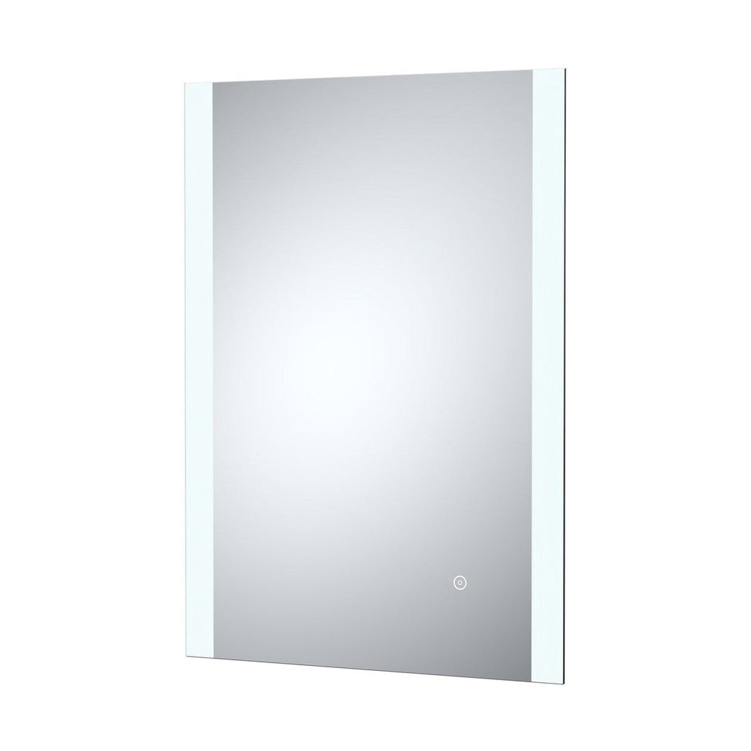 Hudson Reed Led Touch Sensor 700 X 500 Ambient Mirror Contemp Silver Aluminium 700x500x30mm - LQ601 - JJ Building Materials