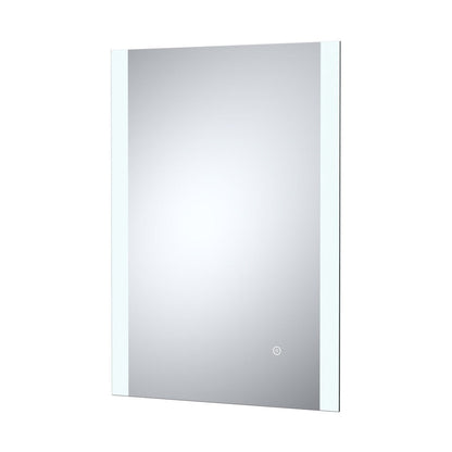 Hudson Reed Led Touch Sensor 700 X 500 Ambient Mirror Contemp Silver Aluminium 700x500x30mm - LQ601 - JJ Building Materials
