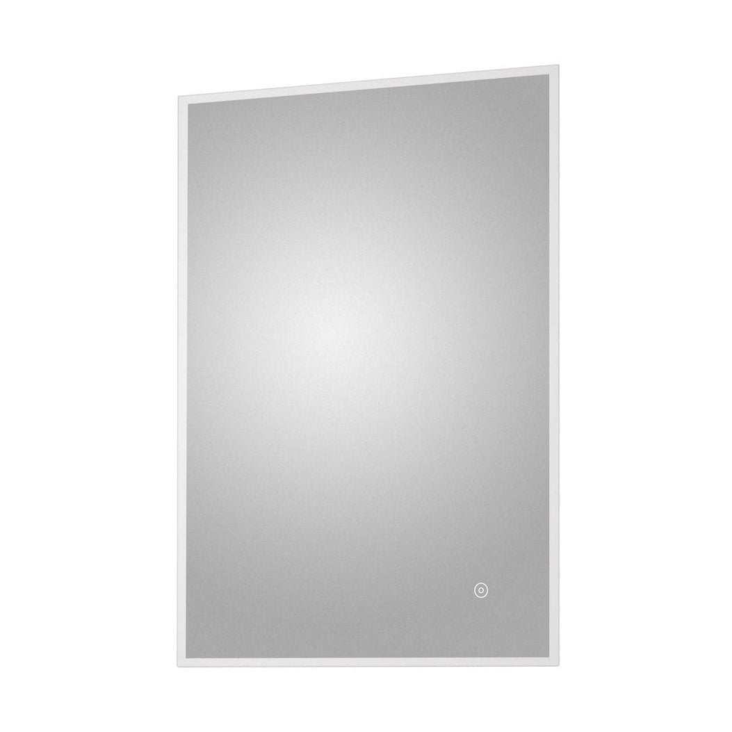 Hudson Reed Led Touch Sensor 700 X 500 Ambient Mirror Contemp Silver Aluminium 700x500x30mm - LQ602 - JJ Building Materials