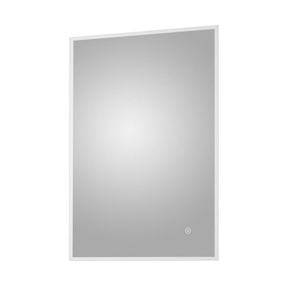 Hudson Reed Led Touch Sensor 700 X 500 Ambient Mirror Contemp Silver Aluminium 700x500x30mm - LQ602 - JJ Building Materials