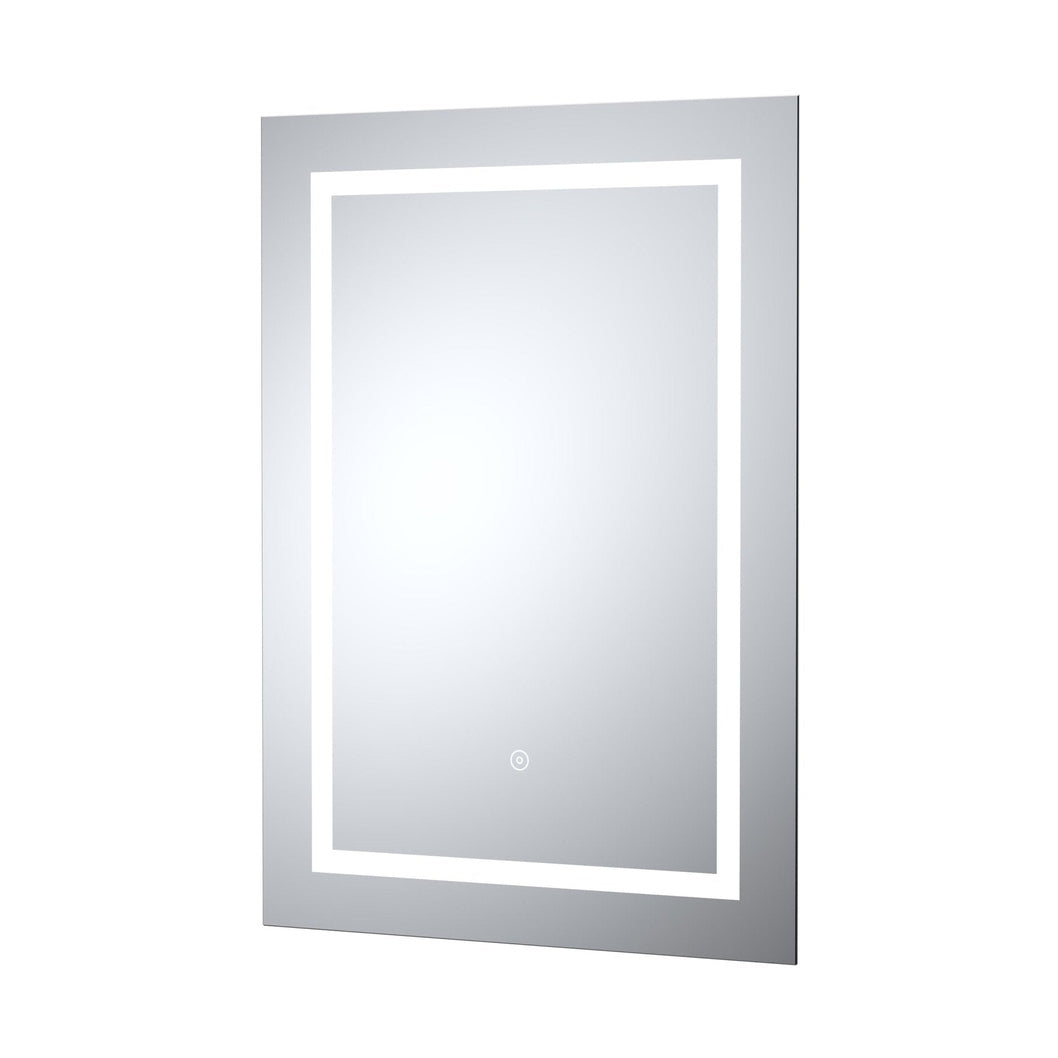 Hudson Reed Led Touch Sensor 700 X 500 Touch Sensor Mirror Contemp Silver Aluminium 700x500x33mm - JJ Building Materials