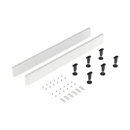 Hudson Reed Leg Sets And Plinths Leg Set & Plinth Kit (1000 Plinth X 2) Contemp European White Abs 12x105x12mm - JJ Building Materials