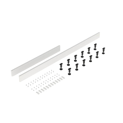 Hudson Reed Leg Sets And Plinths Leg Set & Plinth Kit (1700 &1000 Plinth) Contemp White Abs 12x105x12mm - JJ Building Materials