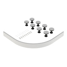 Hudson Reed Leg Sets And Plinths Leg Set Suitable For 1000 - 1200 Quad & Offset Trays Contemp White Abs - JJ Building Materials