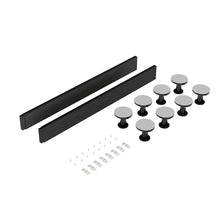 Hudson Reed Leg Sets And Plinths Leg Set Suitable For 1000 Square & Rectangular Trays Contemp Grey Slate Abs 20x105x20mm - JJ Building Materials