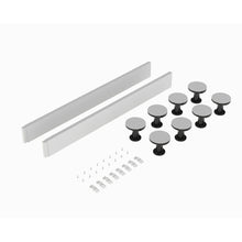 Hudson Reed Leg Sets And Plinths Leg Set Suitable For 1000 Square & Rectangular Trays Contemp White Abs 12x105x12mm - JJ Building Materials