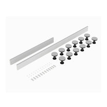 Hudson Reed Leg Sets And Plinths Leg Set Suitable For 1300-1800 Rectangular & Walk In Trays Contemp White Abs 12x105x12mm - JJ Building Materials
