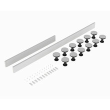 Hudson Reed Leg Sets And Plinths Leg Set Suitable For 1300 - 1800 Rectangular & Walk In Trays Contemp White Abs 12x105x12mm - JJ Building Materials