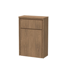 Hudson Reed Lille 550mm Wc Unit (255 Deep) Contemp Antique Oak MFC Textured Woodgrain 818x550x255mm - JJ Building Materials
