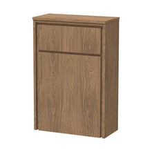 Hudson Reed Lille 550mm Wc Unit (255 Deep) Contemp Antique Oak MFC Textured Woodgrain 818x550x255mm - JJ Building Materials