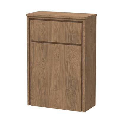 Hudson Reed Lille 550mm Wc Unit (255 Deep) Contemp Antique Oak MFC Textured Woodgrain 818x550x255mm - JJ Building Materials