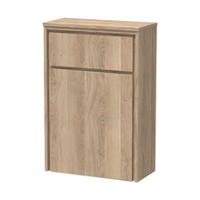 Hudson Reed Lille 550mm Wc Unit (255 Deep) Contemp Bleached Oak MFC Textured Woodgrain 818x550x255mm - JJ Building Materials