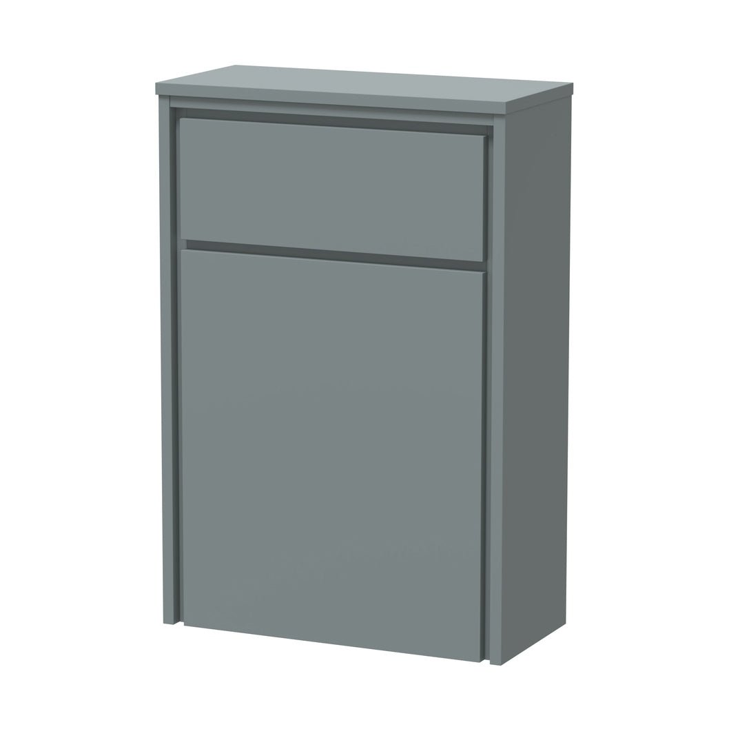 Hudson Reed Lille 550mm Wc Unit (255 Deep) Contemp Coastal Grey MFC Smooth Matt 818x550x255mm - JJ Building Materials