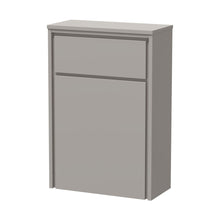 Hudson Reed Lille 550mm Wc Unit (255 Deep) Contemp Pebble Grey MFC Smooth Matt 818x550x255mm - JJ Building Materials