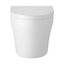 Hudson Reed Luna Back To Wall Pan & Seat Contemp Gloss White Vitreous China 445x350x555mm - JJ Building Materials