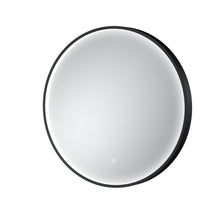 Hudson Reed Mensa Black Frame Led Mirror - 600mm Contemp Aluminium 600x600x47mm - JJ Building Materials