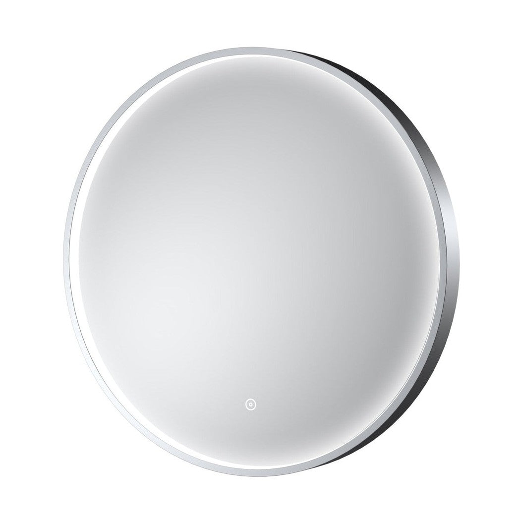 Hudson Reed Mensa Polished Chrome Frame Led Mirror - 600mm Contemp Aluminium 600x600x47mm - JJ Building Materials