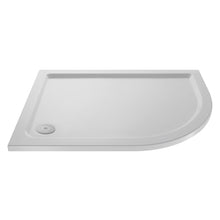 Hudson Reed Offset Quadrant Trays Slip Resistant Offset Quadrant Shower Tray Rh 1000 X 800mm Contemp European White Acrylic Capped Abs Caco3 And Pu - JJ Building Materials