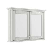 Hudson Reed Old London 1050mm Mirror Cabinet Trad Timeless Sand MDF Vinyl Textured Woodgrain 752x1050x193mm - JJ Building Materials