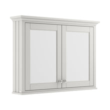 Hudson Reed Old London 1050mm Mirror Cabinet Trad Timeless Sand MDF Vinyl Textured Woodgrain 752x1050x193mm - JJ Building Materials