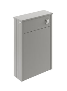Hudson Reed Old London 550mm Wc Unit Trad Storm Grey MDF Vinyl Textured Woodgrain 828x560x205mm - JJ Building Materials