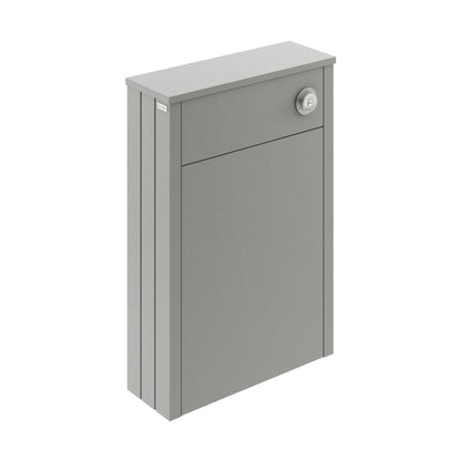 Hudson Reed Old London 550mm Wc Unit Trad Storm Grey MDF Vinyl Textured Woodgrain 828x560x205mm - JJ Building Materials