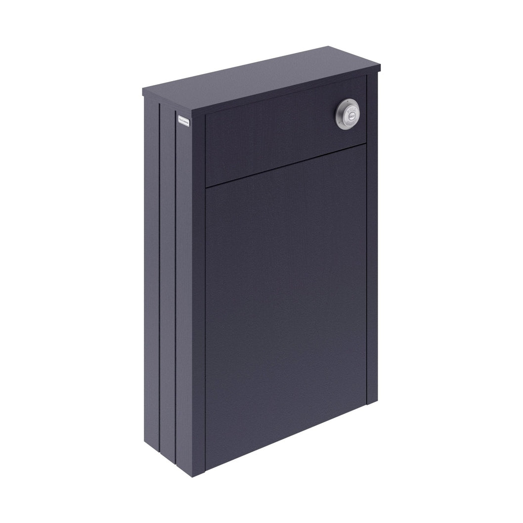 Hudson Reed Old London 550mm Wc Unit Trad Twilight Blue MDF Vinyl Textured Woodgrain 828x560x205mm - JJ Building Materials