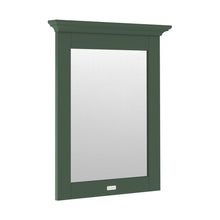Hudson Reed Old London 600mm Flat Mirror Trad Hunter Green MDF Vinyl Smooth Matt 694x600x68mm - JJ Building Materials
