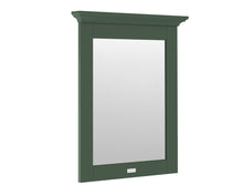 Hudson Reed Old London 600mm Flat Mirror Trad Hunter Green MDF Vinyl Smooth Matt 694x600x68mm - JJ Building Materials
