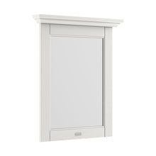 Hudson Reed Old London 600mm Flat Mirror Trad Timeless Sand MDF Vinyl Textured Woodgrain 694x600x68mm - JJ Building Materials