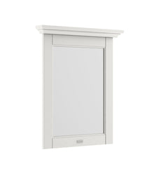 Hudson Reed Old London 600mm Flat Mirror Trad Timeless Sand MDF Vinyl Textured Woodgrain 694x600x68mm - JJ Building Materials