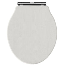 Hudson Reed Old London Ryther Toilet Seat Trad Timeless Sand MDF Vinyl,zinc Alloy 60x373x460mm - JJ Building Materials