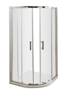 Hudson Reed Pacific 1000mm Quadrant Contemp Chrome Aluminium,metal 1850x980x980mm - AQU10 - JJ Building Materials