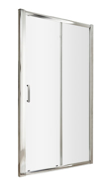Hudson Reed Pacific 1000mm Single Sliding Door Contemp Chrome Aluminium,metal 1850x990x44mm - AQSL10H3 - JJ Building Materials